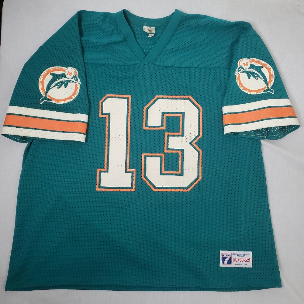 Vintage LOGO 7 Dan Marino Miami Dolphins Jersey 13